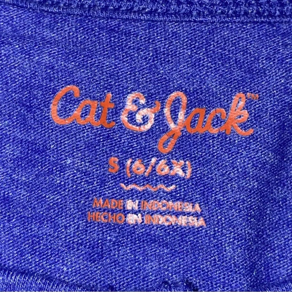 CAT & JACK Girl's Purple Long Sleeve Shirt Size Small 6/6X